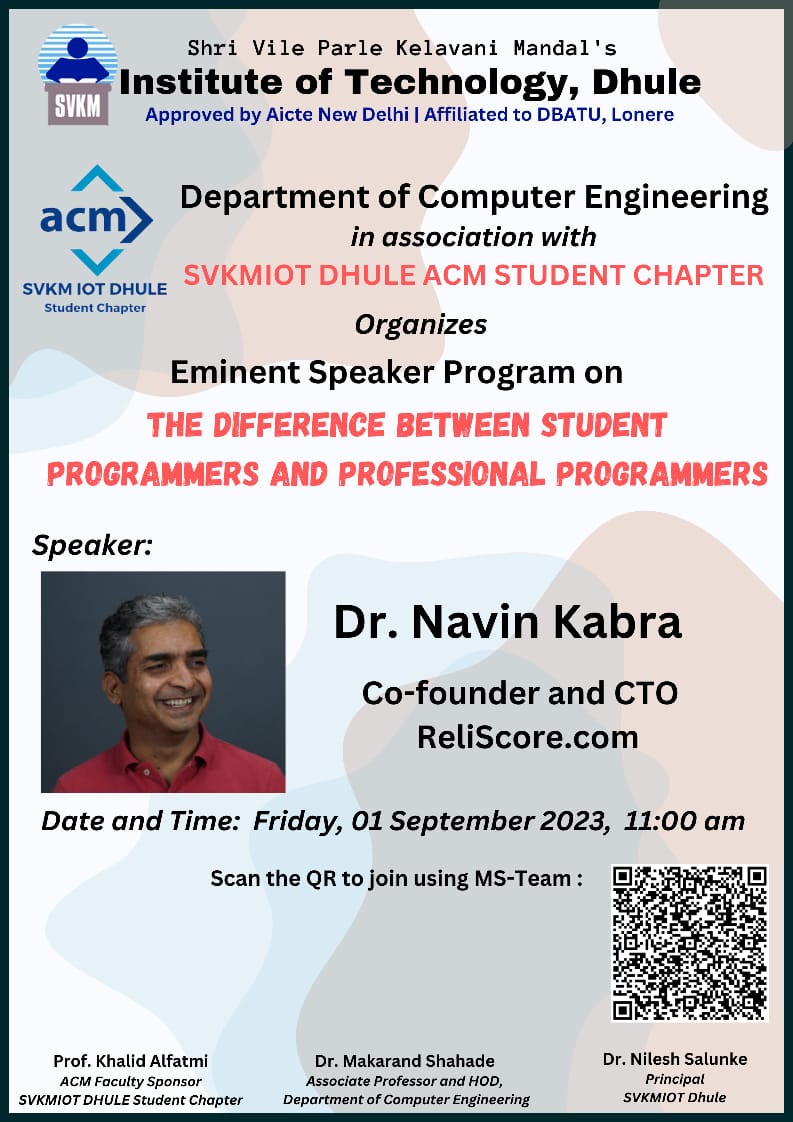 Eminent Speaker Program